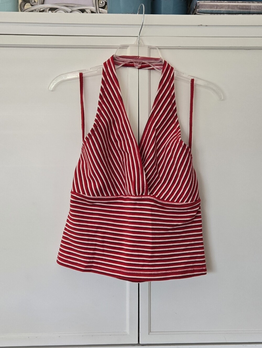 NWT Pilcro High Tide Halter V-Neck Top - Picture 2 of 7